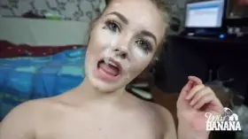 Remember girls, fresh semen is part of a balanced diet. Remember to get your 5 a day.