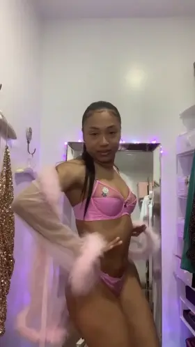 Dancing for Daddy's pleasure