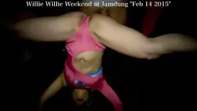 Japanese Party Girl showing off