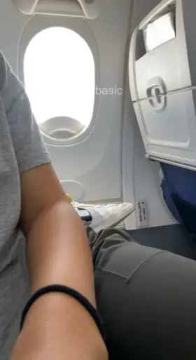 What would you do if you caught me flashing on the plane?