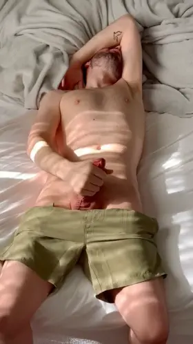 There isn’t always time to lose the shorts before blowing a load