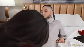 Threesome with ebony chicks