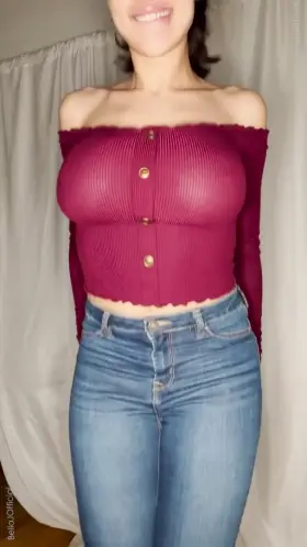 If you were my bf i'll let you cum on my boobs all day!