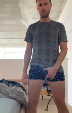 Hard as a rock this morning 😏