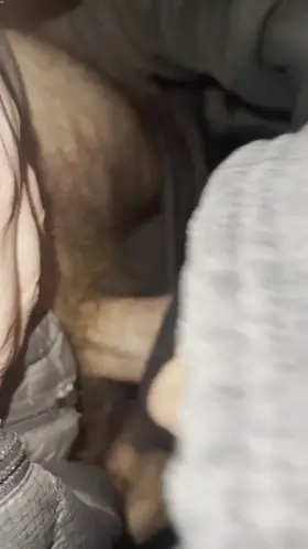 sexy daddy with an 8” cut cock got out of his car in those sweatpants (commando) and I could see his cock. He leaned against his car, staring at me while rubbing his cock. I pulled his cock out, got on my knees and within a minute he was blowing his warm load.