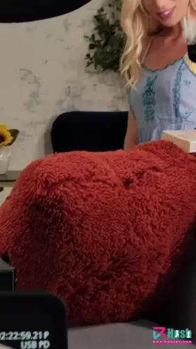 Stunning Kat Lovely on set working hard on her VRHush debut | VRHush BTS Footage