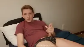 Got cum everywhere and hit my face twice ... My best recorded cumshot