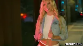 Beautiful Tiny Blonde Kenzie Reeves Anal Sex On Chair