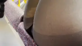 Trying to be a bit more adventurous, the old fella behind me got a good view of me being cheeky on the train to work this morning.