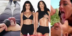 You're locked up while everyone else gets to cum all over Megan and Kourtney