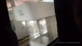 I wonder if the other passengers know they're sharing the bus with a slut?