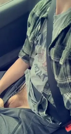 cop a feel while i’m driving 😈