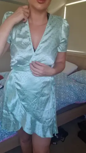 Bet you didn't expect to see what I'm wearing under this cutsie dress