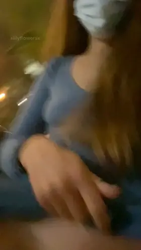 Almost caught playing with my pussy in the hotel court yard