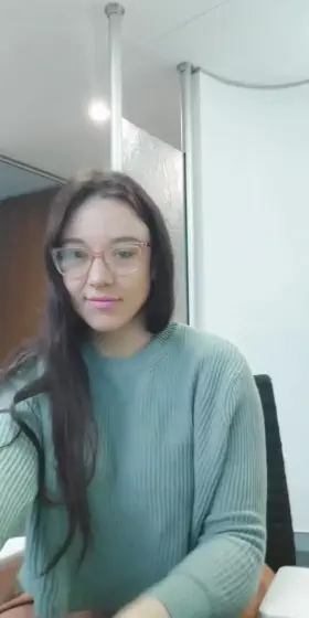 Showing off my lips at work!