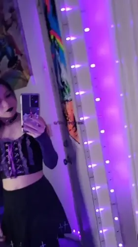 black lipstick to mark your cock as mine