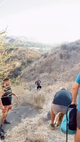 I felt like getting sneaky while playing disc golf with the boys