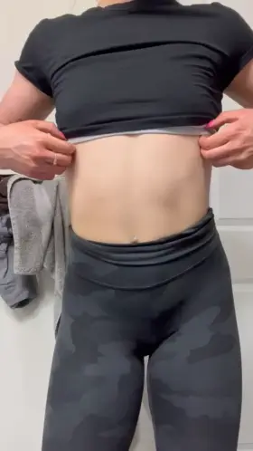 [ST] a gym girl with small tits