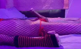 A lot of teasing helps build up so much cum