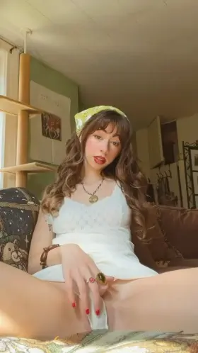 panties to the side and ready for a fuck