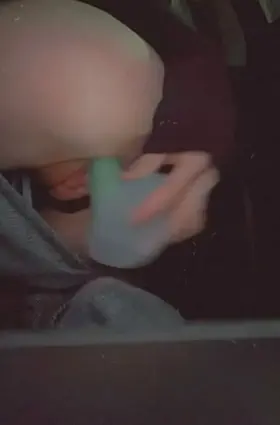Masturbating in the car 😈