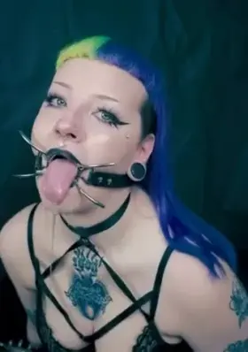 Drooling [xpost /r/gagged]