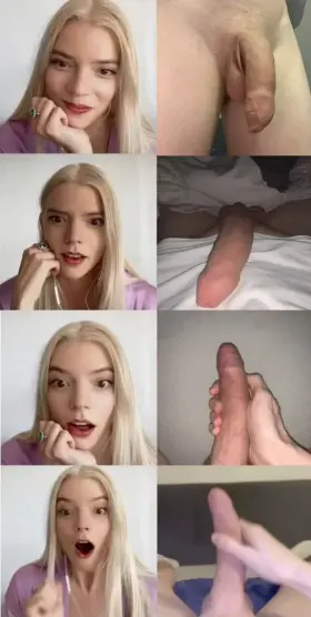 Anya Taylor-Joy gets really excited💦