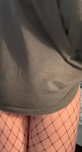 Got my first pair of fishnets. What do y’all think? 🙈