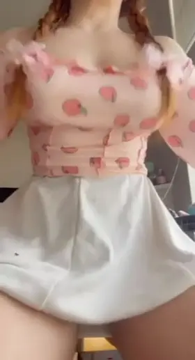 This is how it would look if this busty college girl was bouncing on your cock