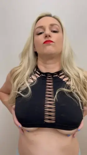 Loving my boobs in this top. 36 DD 37 yo mom