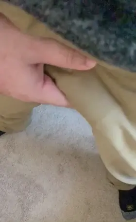 not exactly hiding it while freeballing