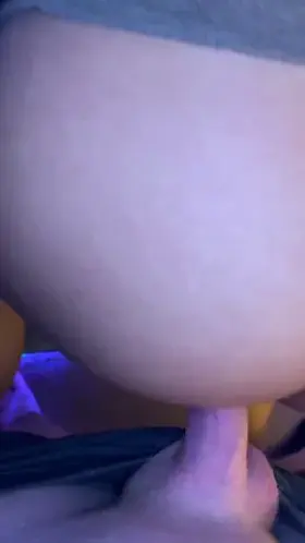 I made her spread her ass open