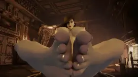 Alcina Dimitrescu foot fetish (Gamingarzia)