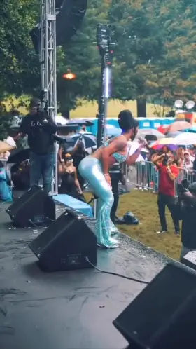 Lol these female rappers be damn near doing soft core porn on stage but I ain’t mad 🤣