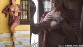made this for you: before-after double cumshot on tits (Original Content)