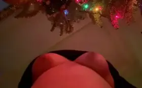 Your festive POV while I ride your cock 🎄
