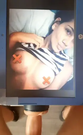 Covered the tits of this incredible girl