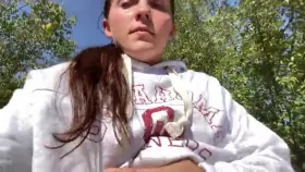 Thought the neighbors might want to see my tits. Be honest.. would you if you were my neighbor?