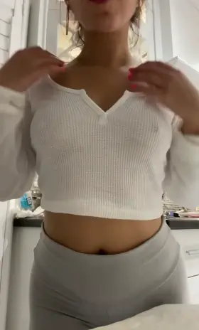 Do you like my perky tits? I’m only 4’11 🍭 OC