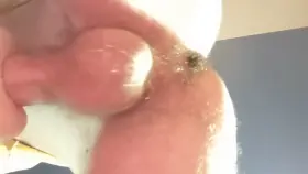 Stretching that hole with my big cock