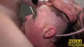 Messing Her Makeup Up