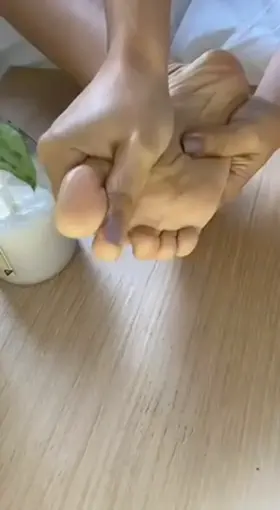 Any volunteer to massage them for me?