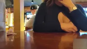 Pulling out my Indian hooter at Hooters (f)