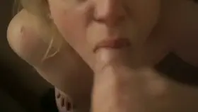 Just uploaded the full video of me taking a cum load in my mouth x
