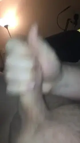 Milking my uncut cock