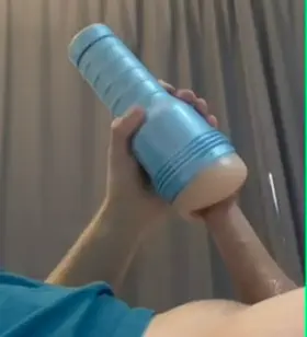 Moaning while cumming in my Fleshlight