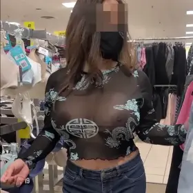 Desi Wife Bra Shopping