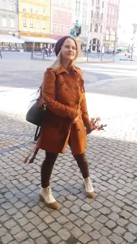 I was happy! After years of talking with a girl online, I finally was going to meet her! But when I went to meet her, I found out I was catfished… so I did the only thing i could. I turned him into the girl that he was pretending to be. I think it matches more, and she even came with flowers. (RP)