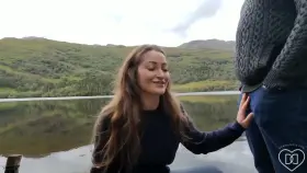 Dani Daniels lakeside BJ and creampie