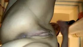 teaching my beautiful slutwife how to stretch her cunt properly